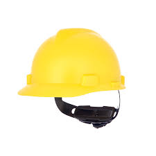 MSA V-Gard slotted cap, white, with Fas-Trac III suspension (475358)