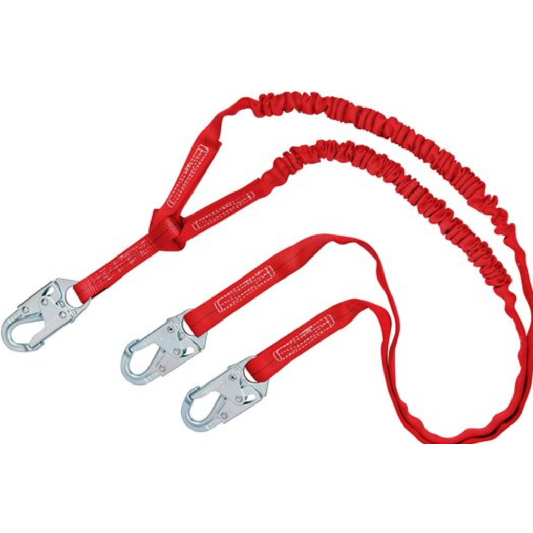 6FT DOUBLE-LEG 100PER TIE-OFFUBULARWEBW/SNAP HOOKS AT EACH END.