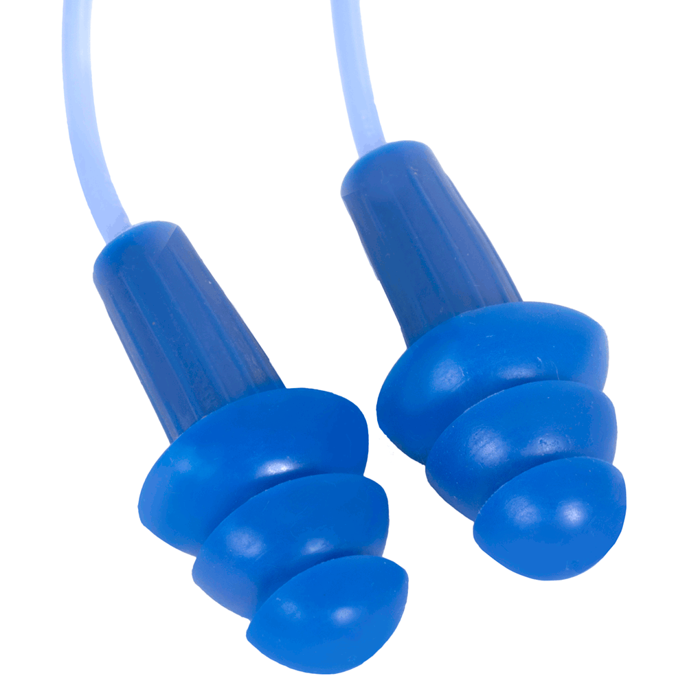 Jackson Jackson SUW-13822 Metal Detectable Reusable Corded Foam Ear Plugs – 100 Pairs/Box