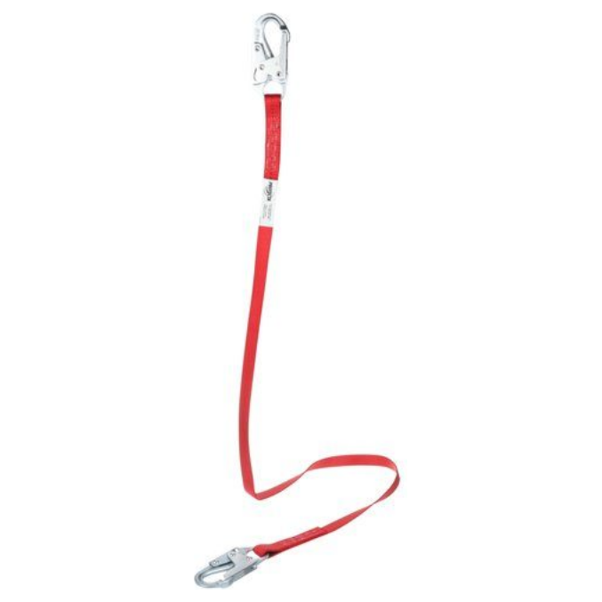 PRO Adjustable Web Positioning Lanyards offer compliance and confidence, with 3,600 lb. (16kN) gated hooks, durable lanyard material construction, and plated alloy steel hardware for strength and corrosion resistance.Designed without shock absorbers, these lanyards are ideal for positioning or restraint applications. This is a single leg 6 ft. (1.8m) adjustable web lanyard with snap hooks at each end. 6 ft. (1.8m) adjustable single-leg lanyard Ideal for work positioning or restraint Abrasion resistant