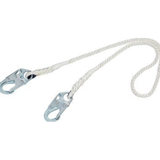 6 FT. (1.8M) NYLON ROPE SINGLE-LEG WITH SNAP HOOKS AT EACH END.