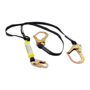 HiiGARD fall protection lanyard. This twin leg lanyard assembled with a small steel snap hook on the shock pack and a steel scaffold hooks on the web lanyards. This lanyard is made highest grade of polyester webbing made to resist all rigorous construction work activities. To avoid pre-retirement of lanyard due to un-readable information label, HiiGard has added a protection sleeve to ensure information stays intact.
Specifications:
Material: Polyester
Width of webbing: 28mm (1.10’’)
Snap Hooks: Steel CSA