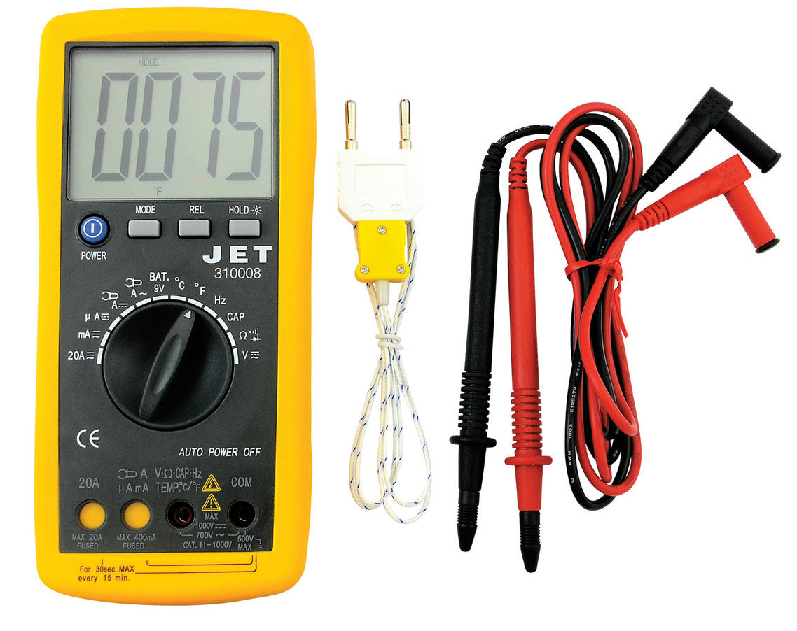 JET Tools JET Tools JDMM-300 Auto-Ranging Digital Multimeter