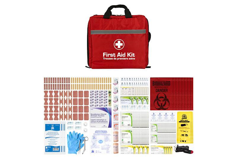 CSA TYPE 3 LARGE FIRST AID KIT - PADDED BAG