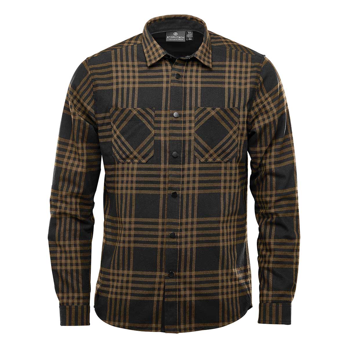Stormtech Stormtech FTX-1 Men's Santa Fe Long Sleeve Shirt – M / Mineral/Black