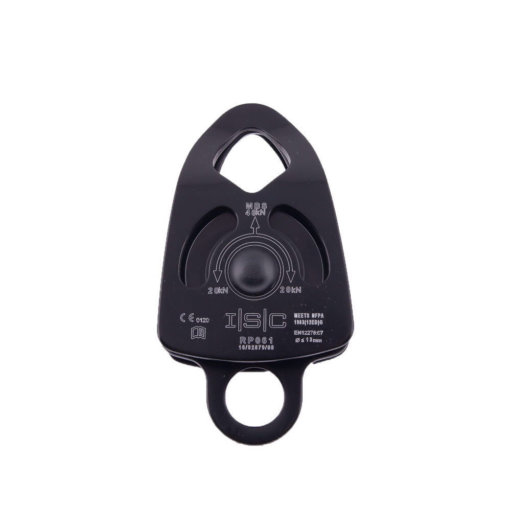 ISC BLACK DOUBLE PRUSSIK PULLEY