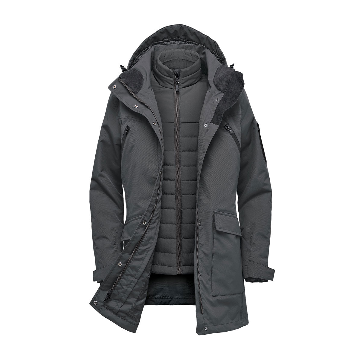 Stormtech Stormtech PXR-2W Women's Fairbanks 5-in-1 System Jacket – M / Graphite