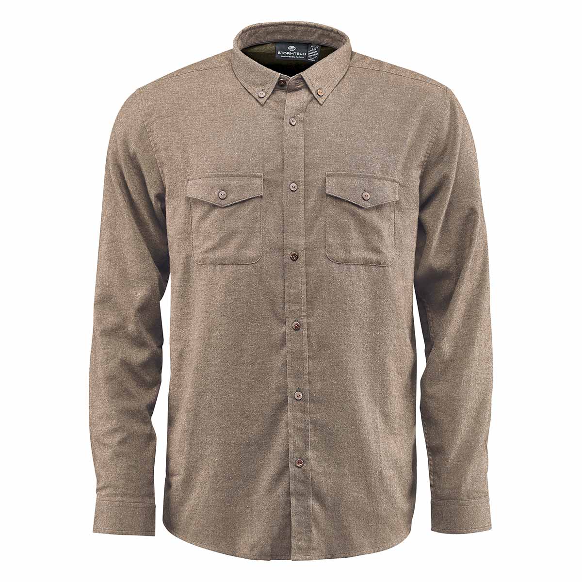 Stormtech Stormtech SLW-1 Men's Cambridge Long Sleeve Shirt – S / Stone