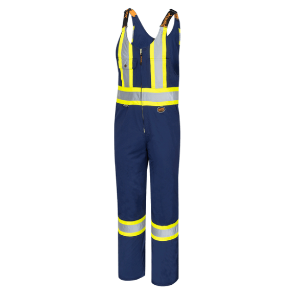 PIONEER 6615 SAFETY POLY/COTTON OVERALLS - NAVY