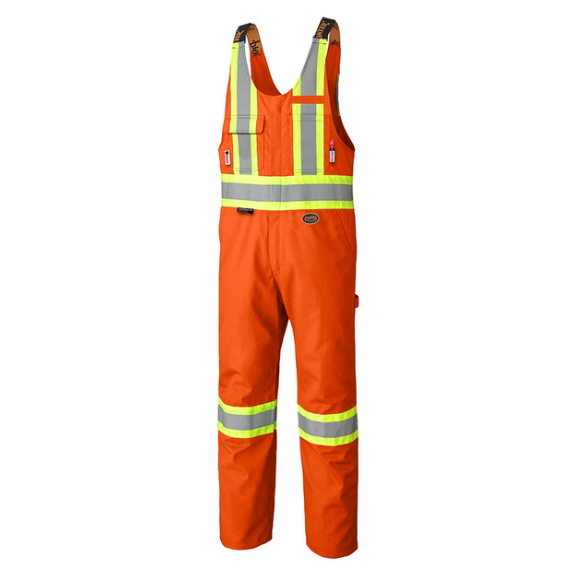 PIONEER 7712 FR-TECH¢ FLAME RESISTANT/ARC RATED 7 OZ SAFETY OVERALLS - HI-VIZ ORANGE