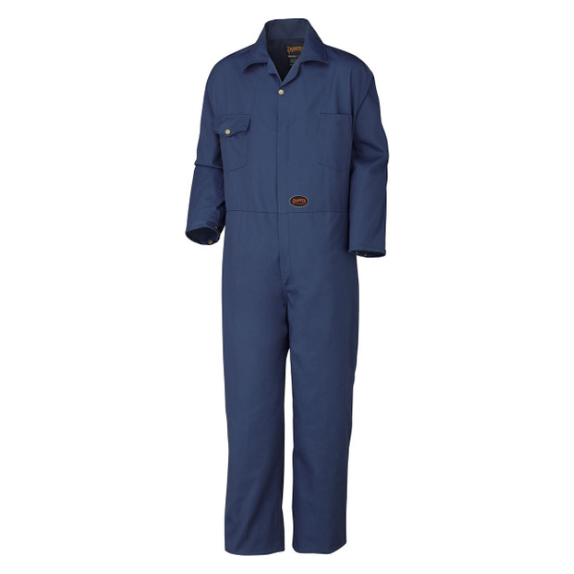 PIONEER 515T POLY/COTTON COVERALL - NAVY (TALL)