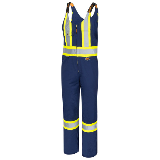 PIONEER 6615T SAFETY POLY/COTTON OVERALL - NAVY (TALL)