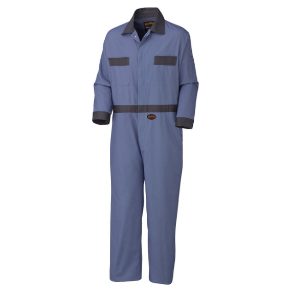 PIONEER 5133T COVERALL WITH CONCEALED BRASS BUTTONS - NAVY (TALL)