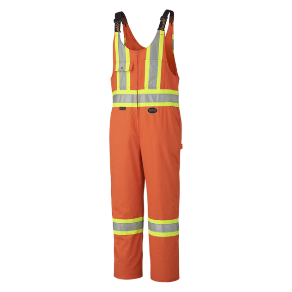 PIONEER 6617Z POLY/COTTON SAFETY OVERALLS - HI-VIZ ORANGE