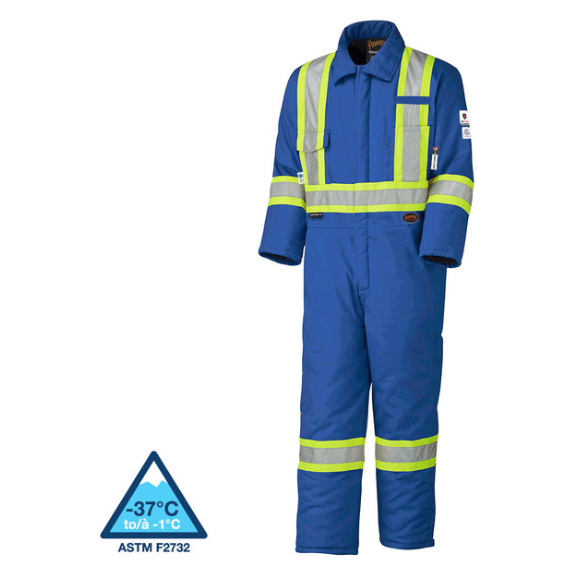 PIONEER 5522A FLAME RESISTANT/ARC RATED WITH INSULATION COVERALL - ROYAL