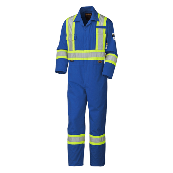 PIONEER 5552 ANTISTATIC FLAME GARD COVERALL - ROYAL BLUE