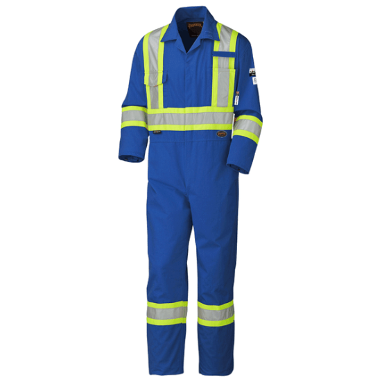 PIONEER 5552T ANTISTATIC FLAME-GARD COVERALL - ROYAL BLUE (TALL)