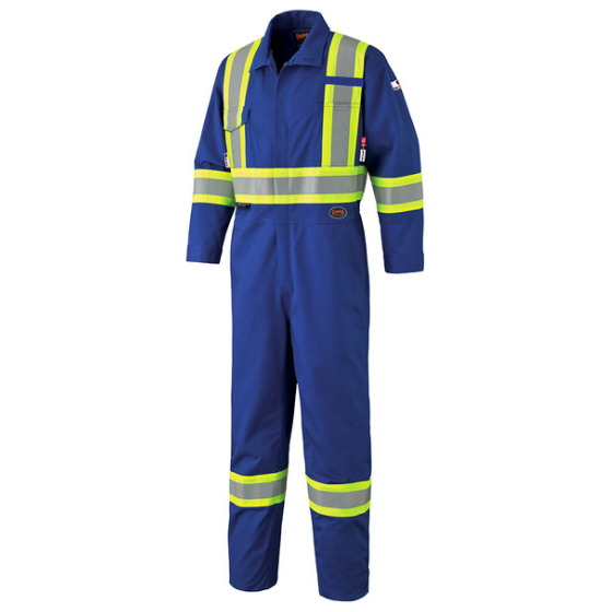 PIONEER 7706T FR-TECH® FLAME RESISTANT/ARC RATED 7OZ COVERALL - ROYAL (TALL)