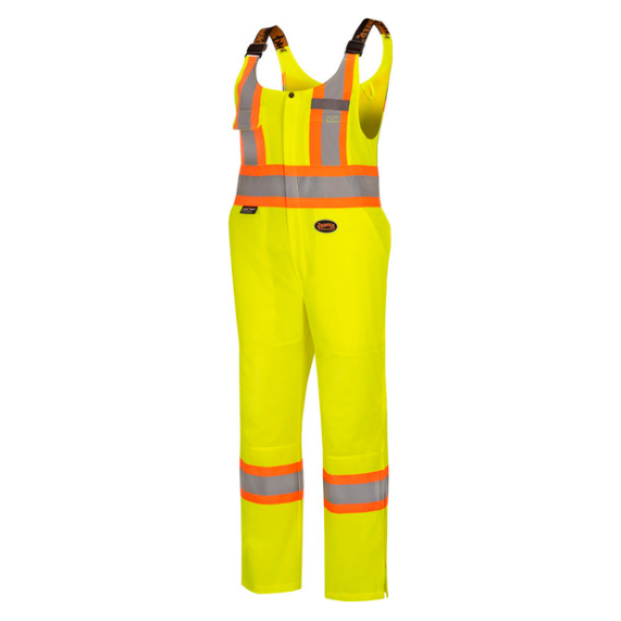 PIONEER 6000W WOMEN'S TRAFFIC SAFETY OVERALLS - HI-VIZ YELLOW/GREEN