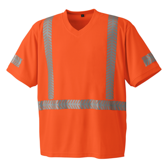 PIONEER 6900 UV PROTECTION COOLPASS® SAFETY T-SHIRT - HI-VIZ ORANGE