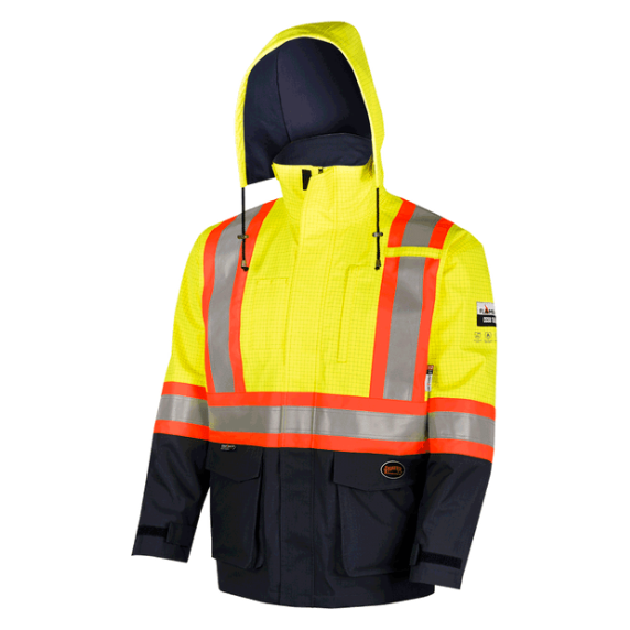 PIONEER 4485 "THE DEFENDER" FLAME RESISTANT/ARC/ANTISTATIC SAFETY WATERPROOF JACKET