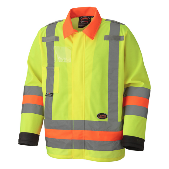 PIONEER 6007 HI-VIZ BREATHABLE TRAFFIC CONTROL SAFETY JACKET