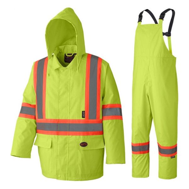PIONEER 5609 SAFETY RAINSUITS - HI-VIZ YELLOW/GREEN