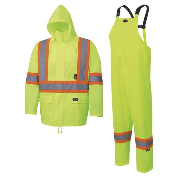 PIONEER 5619 RAINSUIT - HI-VIZ YELLOW/GREEN