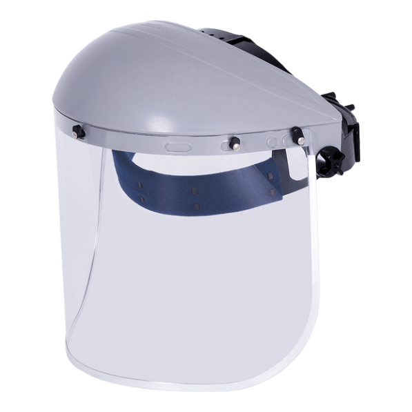 SELLSTROM SINGLE CROWN FACE SHIELD WITH WINDOW AND RATCH