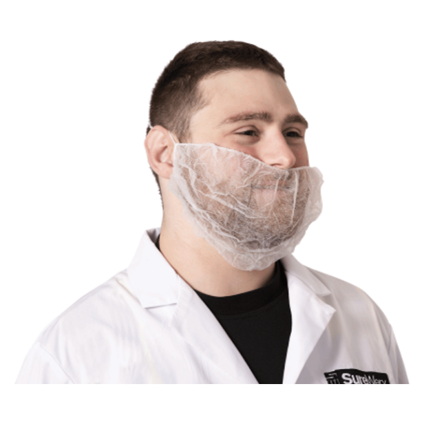 PIONEER 2024 DISPOSABLE BEARD MASK - WHITE