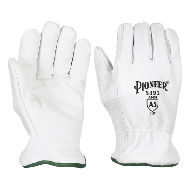 PIONEER LEVEL A5 CUT RESISTANT DRIVER'S STYLE GOATSKIN GLOVES