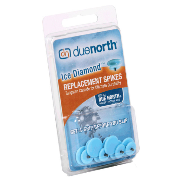 DUE NORTH ICE DIAMOND REPLACEMENT SPIKES FOR TRACTION AID - 6PK