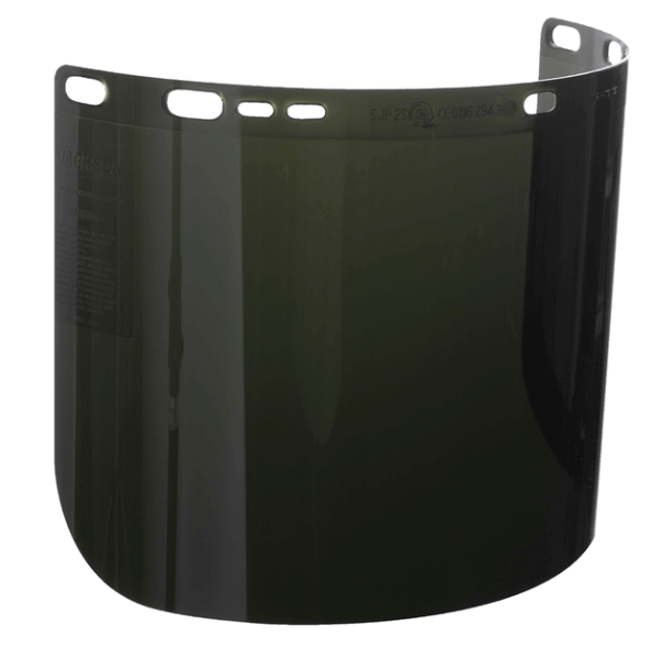 JACKSON POLYCARBONATE IRUV 5.0 SHAPE B UNBOUND FACE SHIELD WINDOW