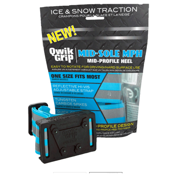 DUE NORTH QWIK GRIP MID-SOLE MID PROFILE HEEL - O/S