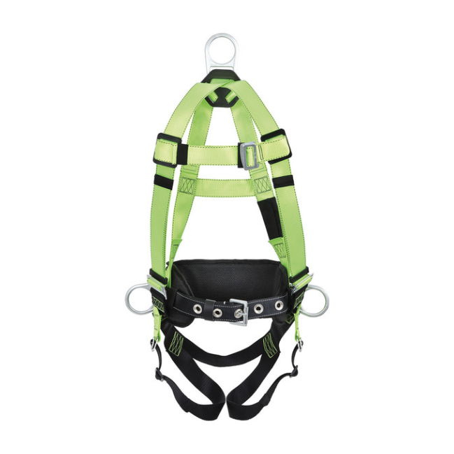 SAFETY HARNESS CONTRACTOR SERIES - CLASS AP- BUCKLE TYPE: CHEST PASS-THRU / LEGS GROMMET - SM