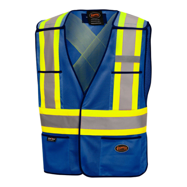 PIONEER 6927RB HI-VIZ ALL PURPOSE VEST - ROYAL BLUE