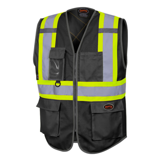 These safety vests help you stand out and be seen on the job site. The vest features zipper front closure for a secure fit and a generous number of multi-function pockets to get the job done right.
• Premium material is durable, lightweight, and provides all-day working comfort
• Exclusive Startech® reflective tape provides maximum visibility even in low lit working conditions
• Full front zipper closure provides a secure fit and easy on/off
• Generous number of pockets provide maximum versatility and
