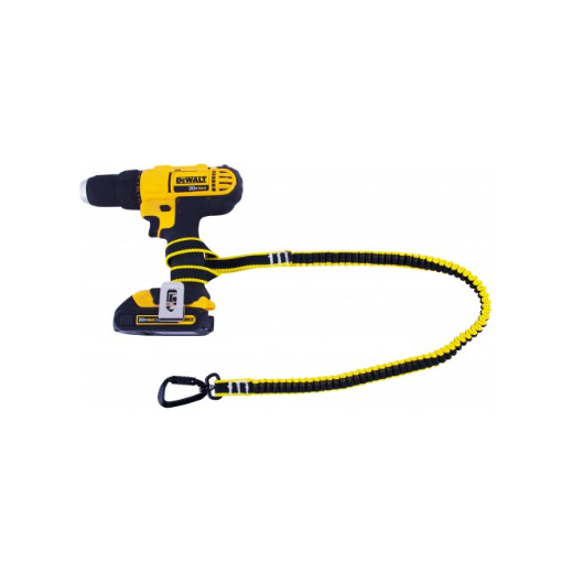 Tool tether suitable for most hand tools with a weight less than or equal to 5kg (11lbs).
Auto‐lock carabiner with swivel designed to increase the worker’s movement capacity and to reduce the time lost due to entanglement.
Specification(s)
Capacity: 5kg (11lbs)
Extended length: 70’’
Retracted length: 25’’ ‐ 45’’
Width: 20 mm
Brand: HiiGard
Carabiner : Swivel Auto lock