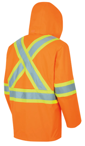 Pioneer 5632 Safety Rainwear / Parkas (300D) - Hi-Viz Orange