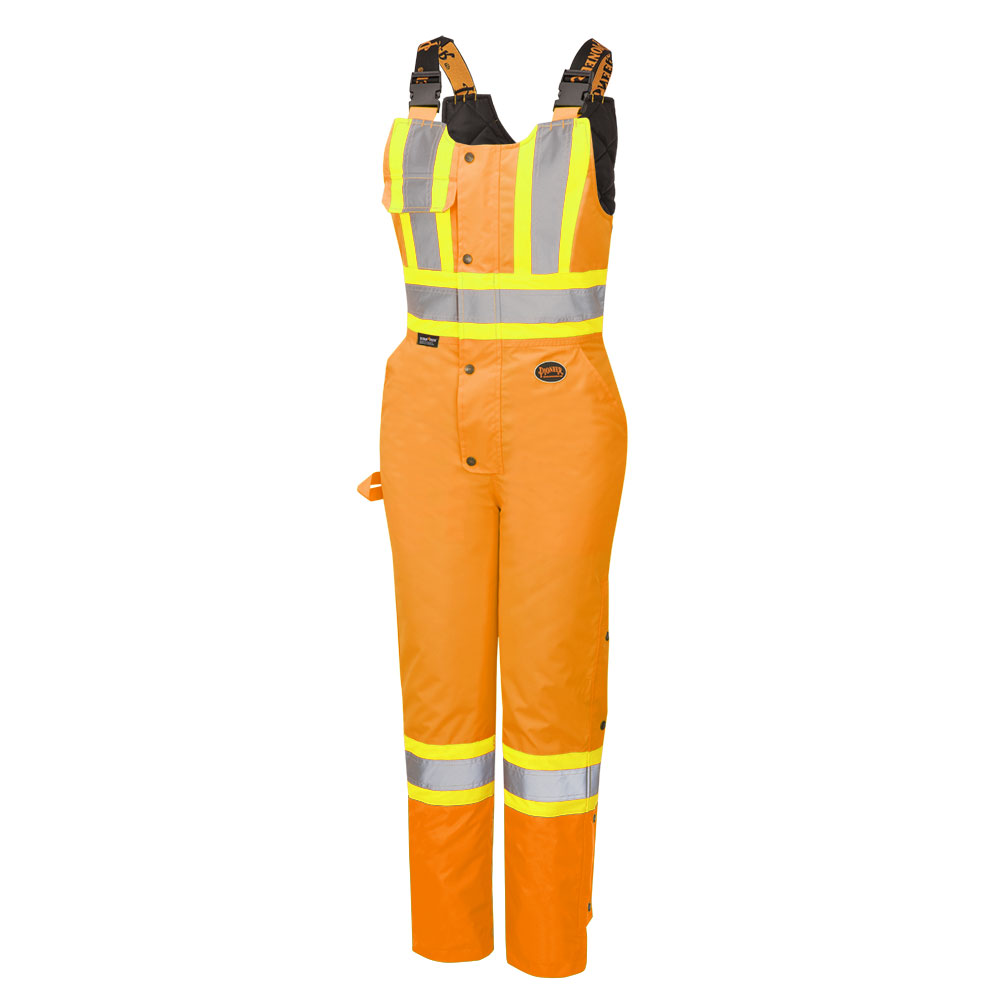 PIONEER WOMENS HI-VIS WATERPROOF SAFETY OVERALLS