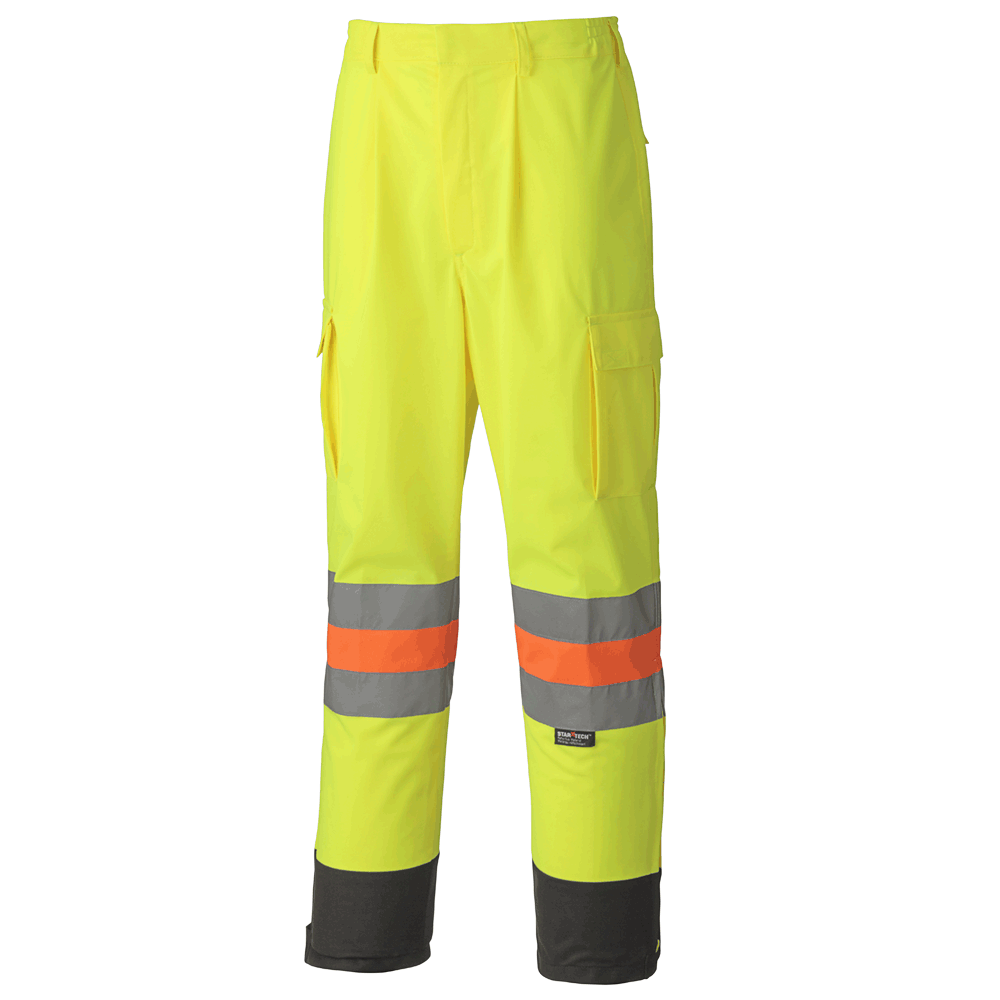 PIONEER QUEBEC HI-VIS BREATHABLE TRAFFIC CONTROL SAFETY PANTS