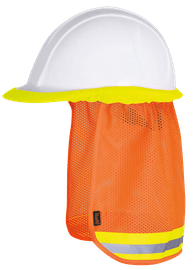 Pioneer Hi-Vis Mesh Cooling Hard Hat Sunshade – Hi-Vis Orange