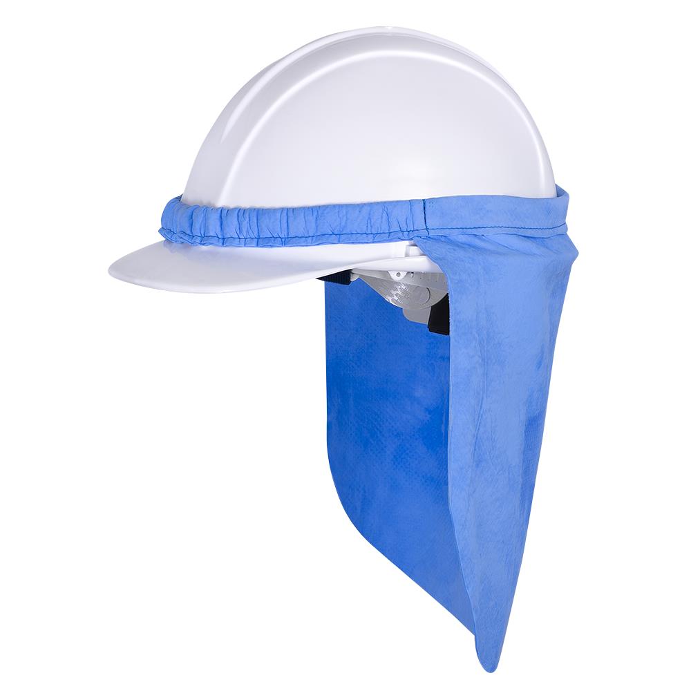 PIONEER PVA COOLING NECK SHADE - HARD HAT COMPATIBLE - BLUE