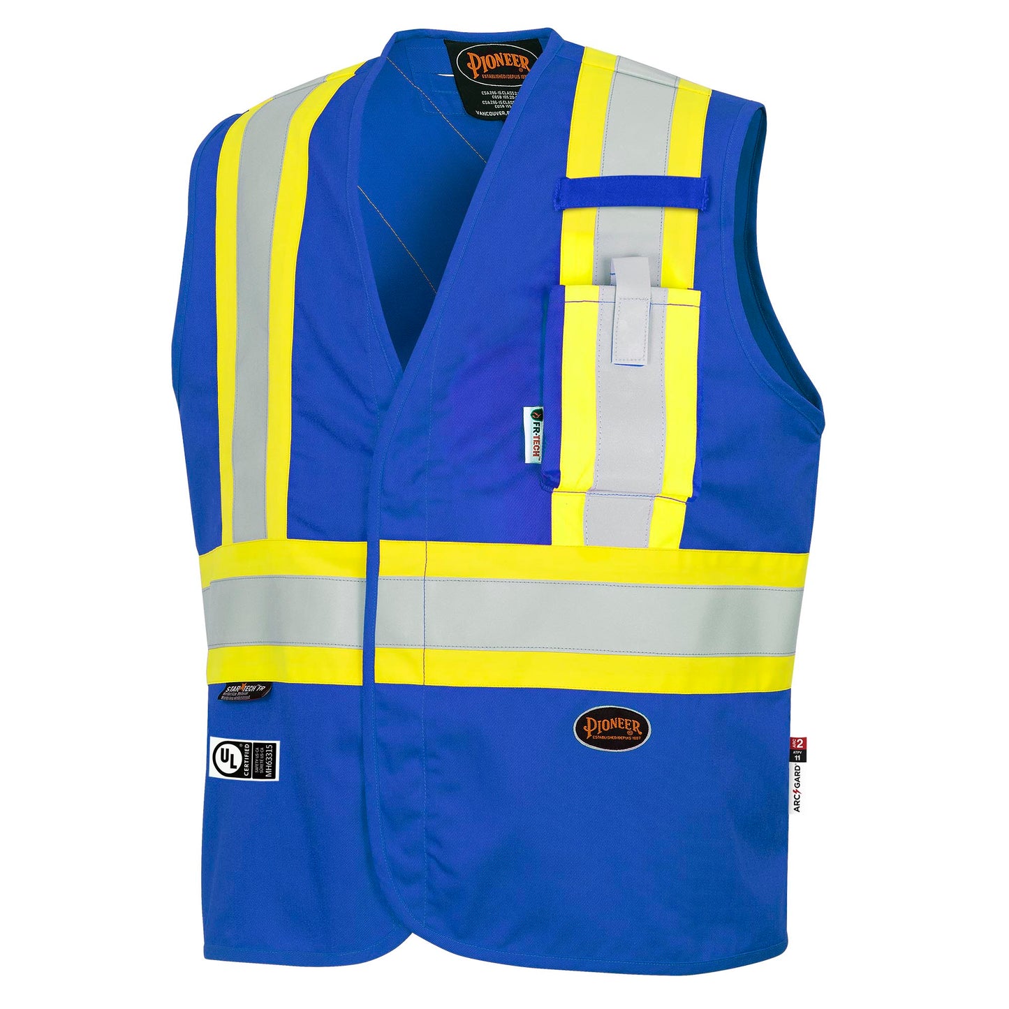 PIONEER 7730 FR-TECH® FLAME RESISTANT SAFETY VEST - HI-VIZ ROYAL BLUE