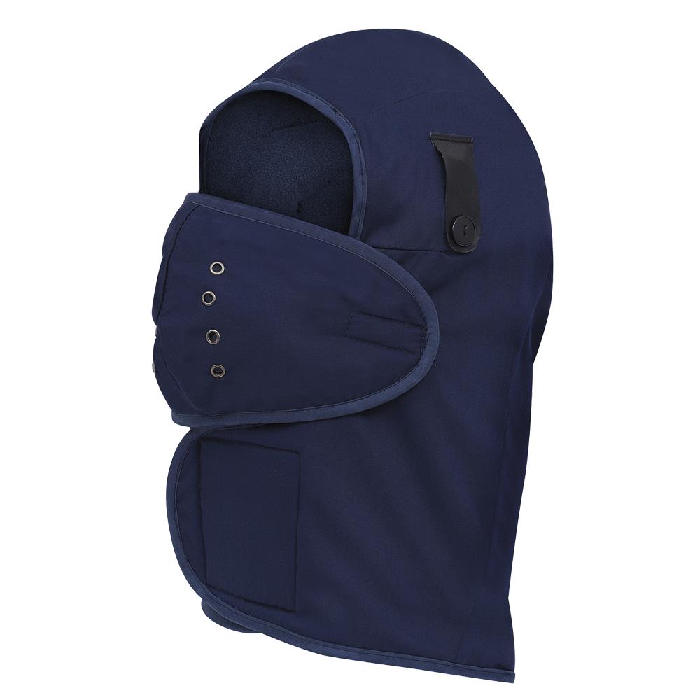 PIONEER FLEECE LINED HARD HAT LINER - LONG NECK - NAVY - ONESIZE