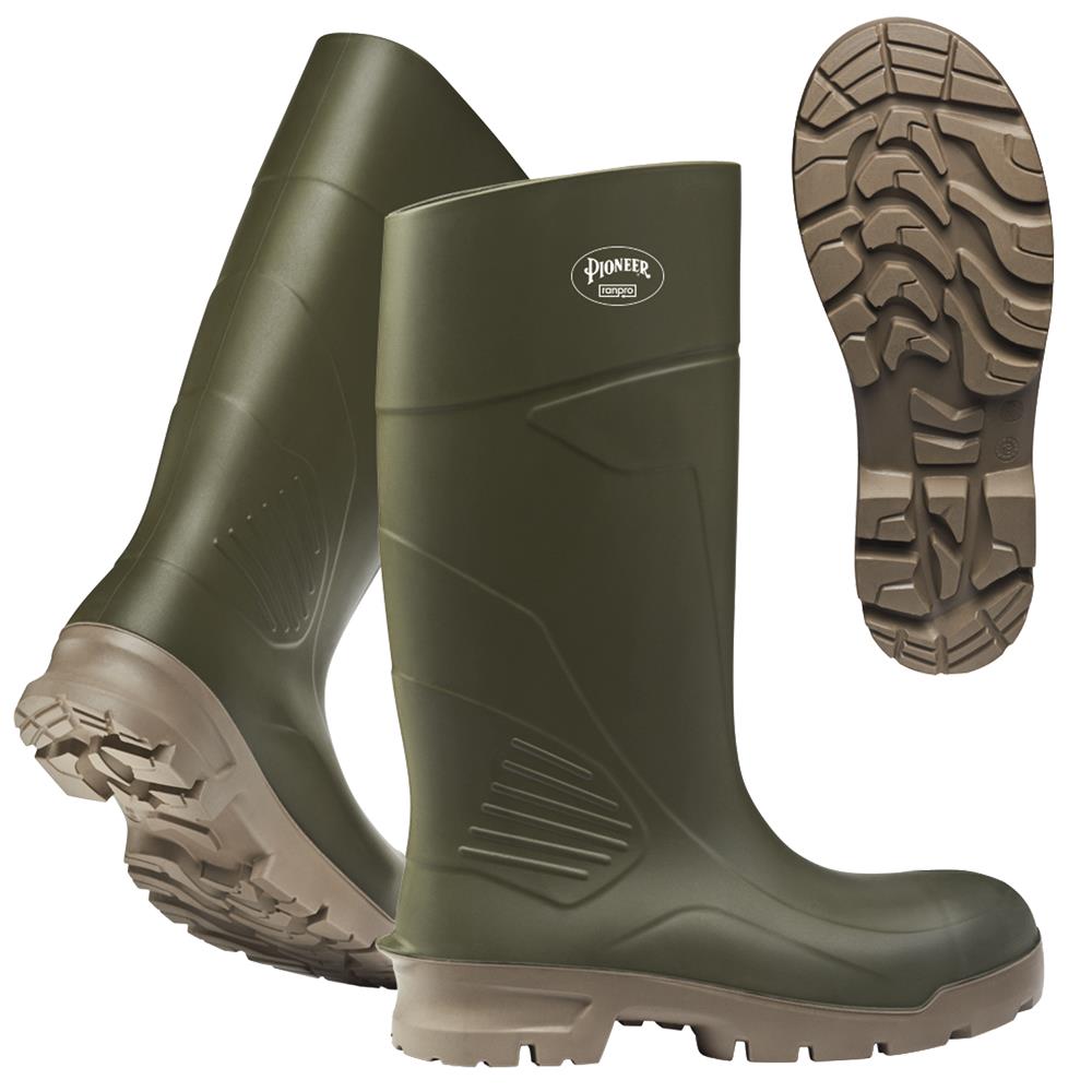 RANPRO PU BOOTS - SOFT TOE - GREEN