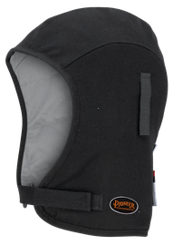 Flame-Resistant Quilted Hard Hat Liner – Black – One Size Fits All