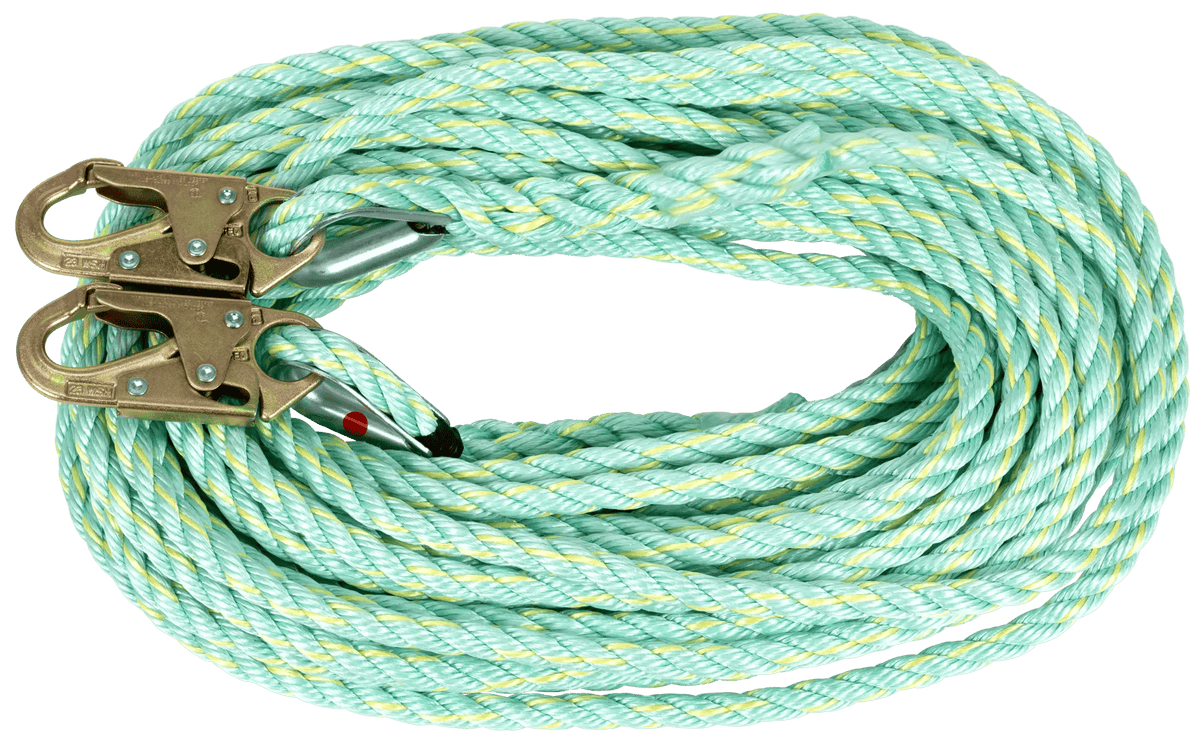 PeakWorks Vertical Lifeline - Snap Hook Anchor End - 100 ft (30.5 m)