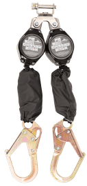 PeakWorks leading-edge twin-leg self-retracting lifeline with steel form hook, 6 ft