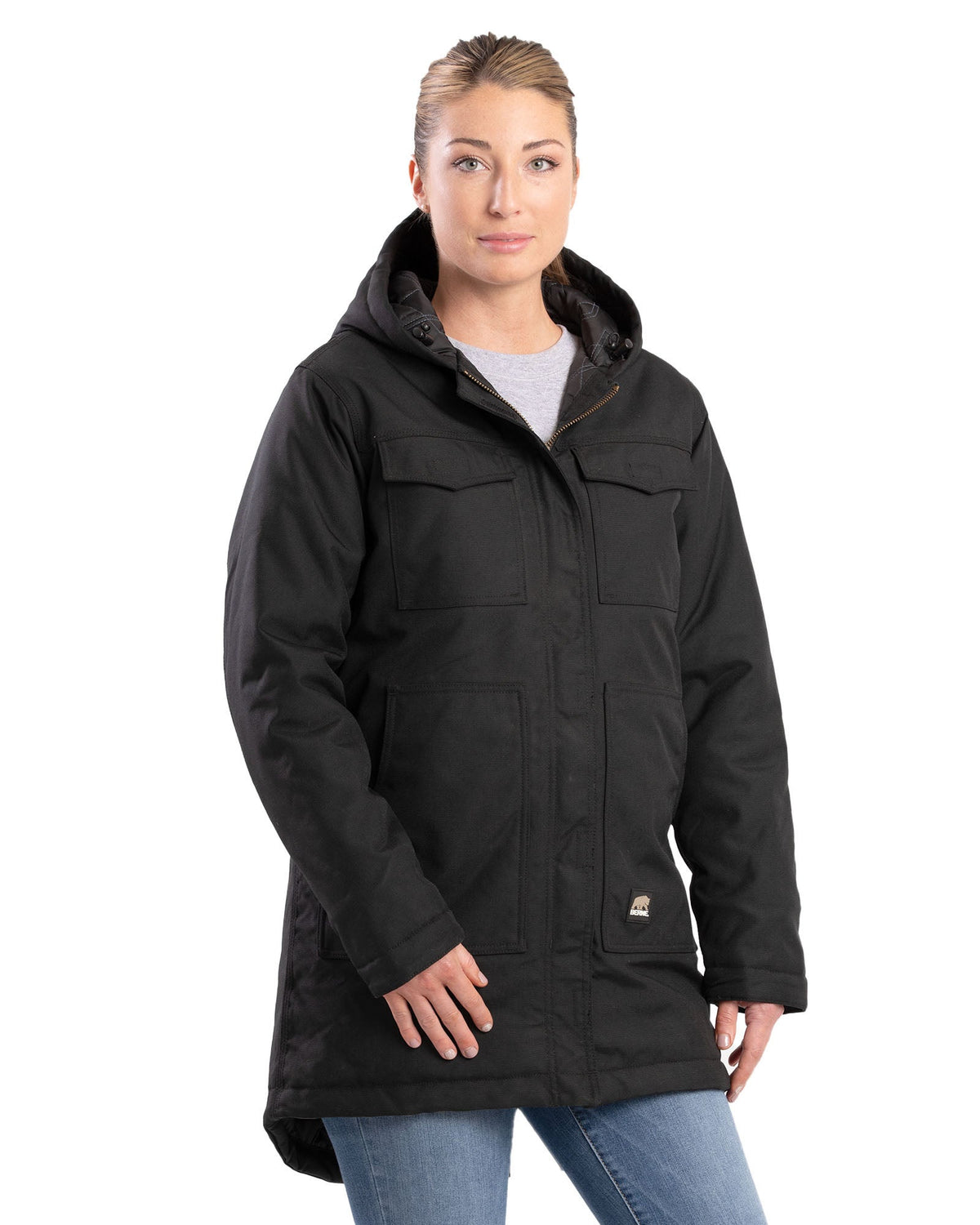 Stormtech Berne WNJ38 Women's Icecap Insulated Parka – Black – Black / Regular / L